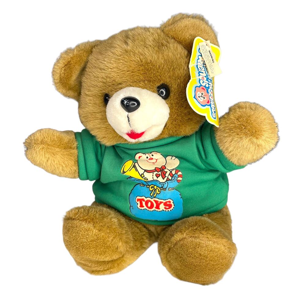 Lovable Huggable‎ Friends Bear Vintage 80s MTY International Walmart Toy Plush